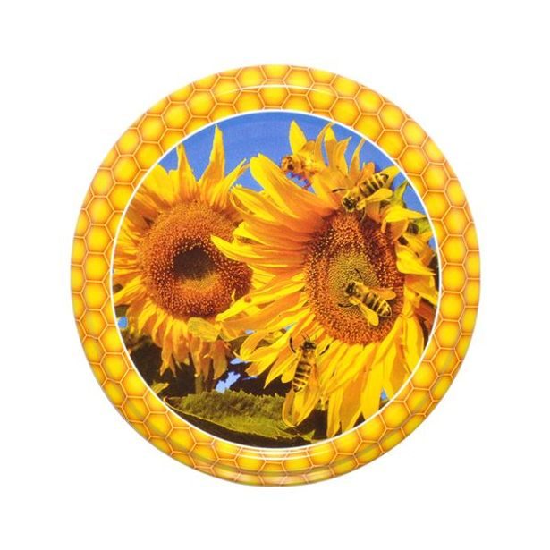 víčko TWIST 82-10ks MED-SLUNEČNICE