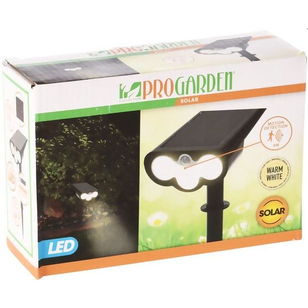 PROGARDEN Solární světelný detektor pohybu KO-CZ6500800