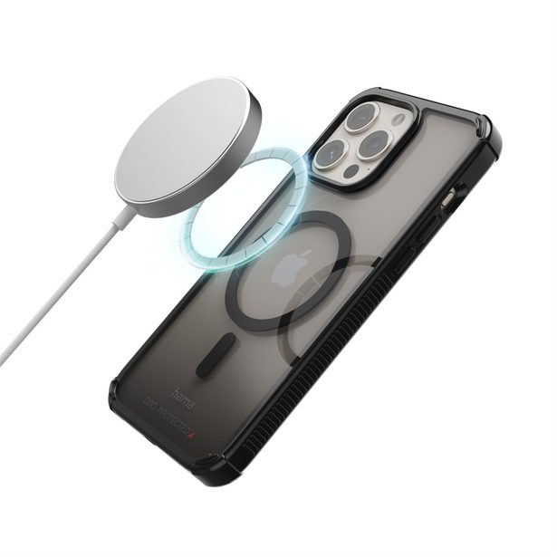 Hama Extreme Protect, kryt pro Apple iPhone 16 Pro Max, magnetický, D3O®, černý