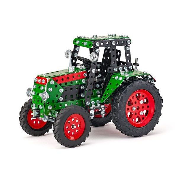 MERKUR - Stavebnice Merkur - Traktor zelený, 561 dílků