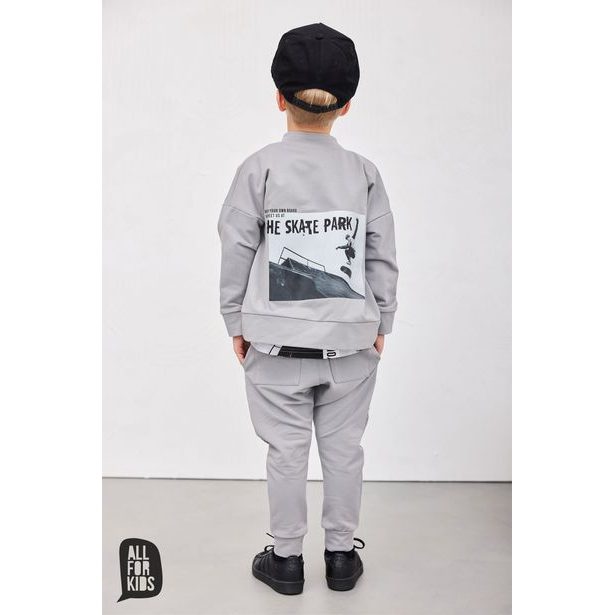 Chlapecké teplákové Baggy šedé