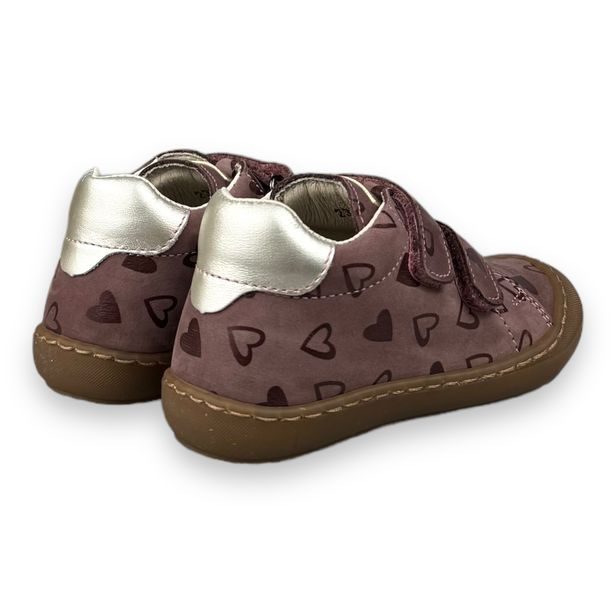 Dětská celokožená obuv Ciciban - Bordo srdíčka