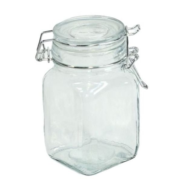 sklen.patent. 275ml- 1ks, 6x6x11,7cm, čtverc., zavař.