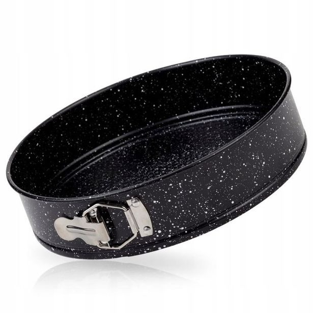 forma d22cm, 1dno dortová, v.6,7cm, NATURE černá, nepřil.povrch