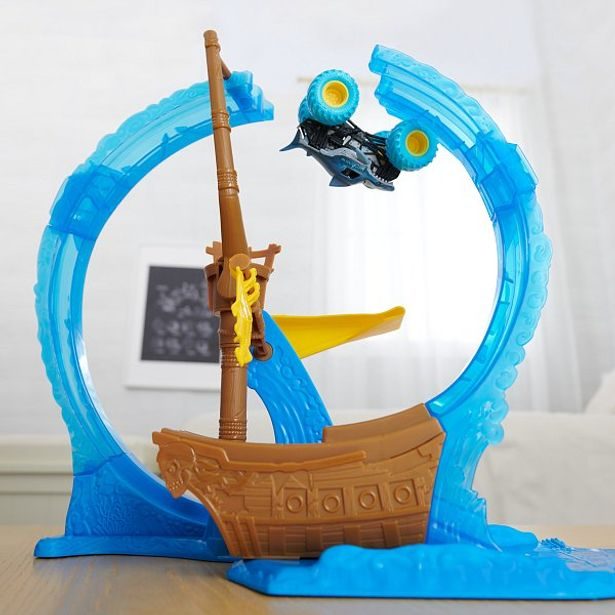 SpinMaster MONSTER JAM - Hrací set MEGALODON ZOOP OF DOOM, 1:64