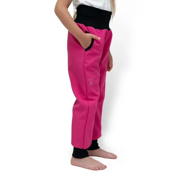 ESITO Rostoucí softshellové kalhoty Sport Raspberry pink - malinová