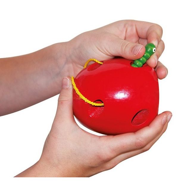 Provlékadlo "Jablko s červíkem"