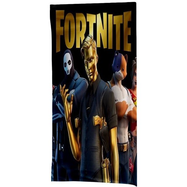 Osuška Fortnite 140x70 cm Golden Midas