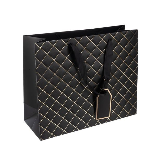 Dárková taška quilt 32x12x26 cm
