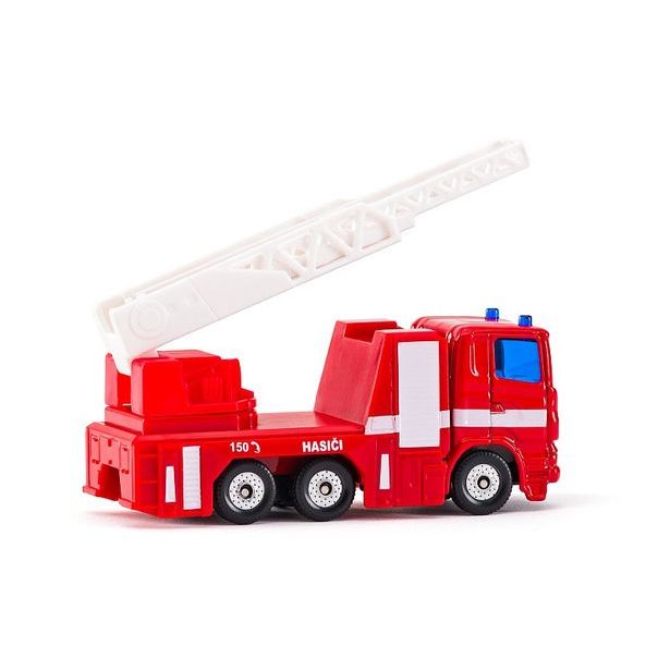 SIKU SIKU česká verze - hasičské auto s výsuvným žebříkem