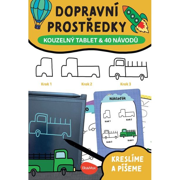Kouzelný tablet & 40 návodů – DOPRAVNÍ PROSTŘEDKY
