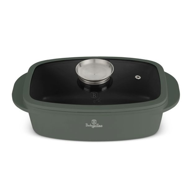 BERLINGERHAUS Pekáč do trouby s Aroma víkem 6 l Matte Green Collection BH-8775