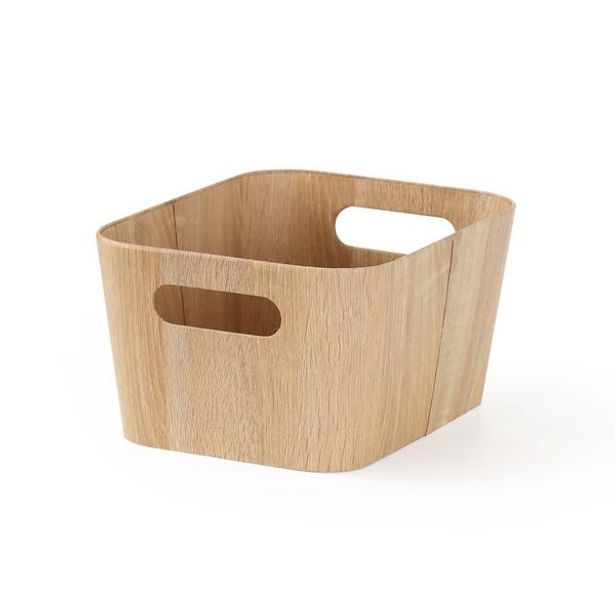 TORO KOŠ ÚLOŽNÝ 23*30.5*15.2 BARVA DŘEVA PAPÍR+LEPENKA