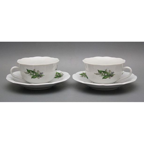 šapo 350ml, 1ks, KONVALINKY, čes.porcelán