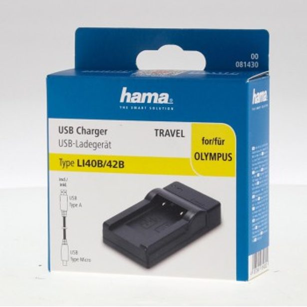 Hama USB foto nabíječka pro Olympus Li-42B