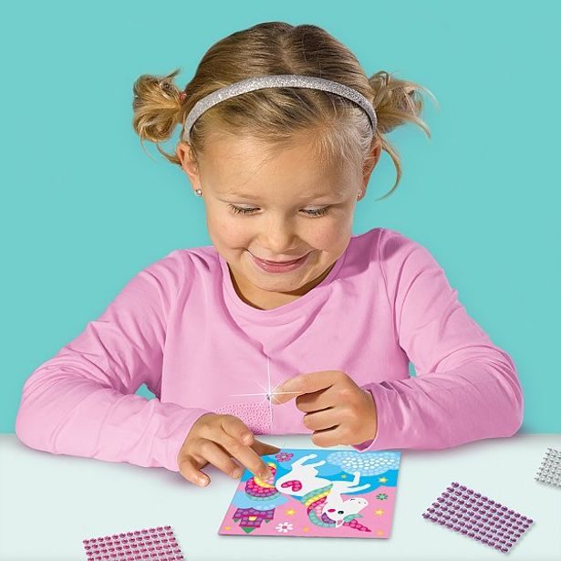 Zdobení třpytivými kamínky - veselá zvířátka