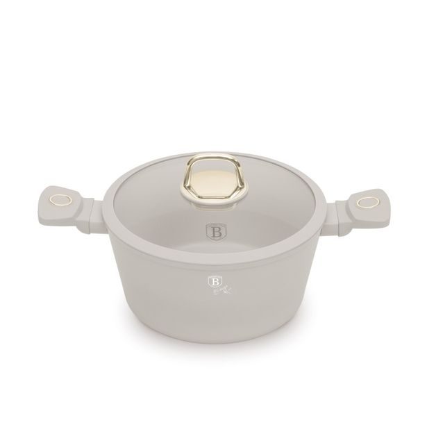 BERLINGERHAUS Kastrol s titanovým povrchem a poklicí 24 cm Sahara Collection BH-8071
