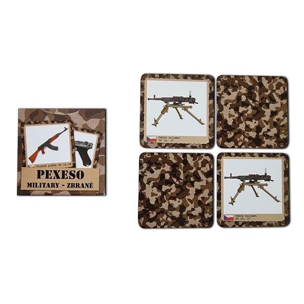 Pexeso retro Military Zbraně