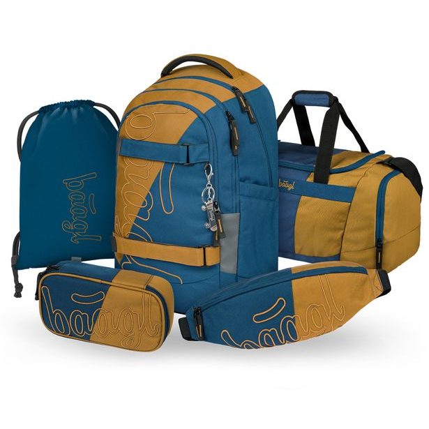 BAAGL SET 5 Skate max Duo: batoh, penál, sáček, sportovní taška, ledvinka