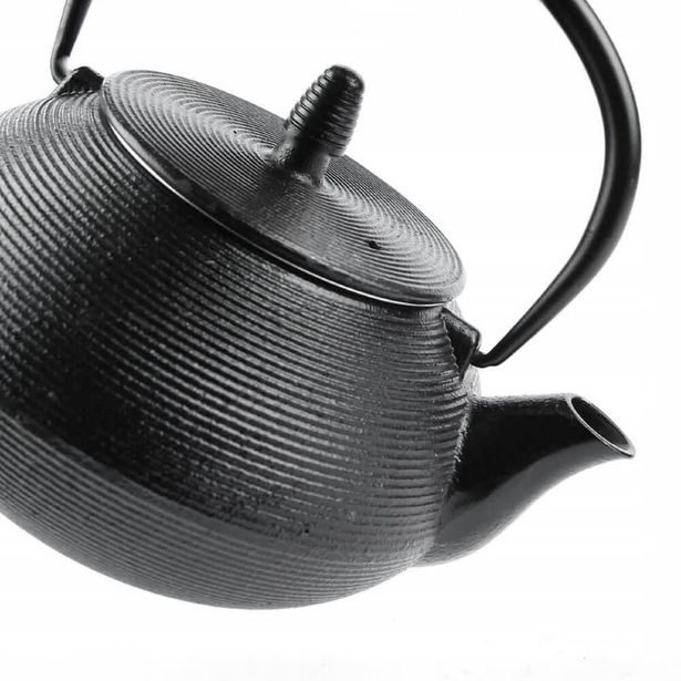 HIT Konvice na čaj litinová Sakura 0,8 l černá HT-22170637