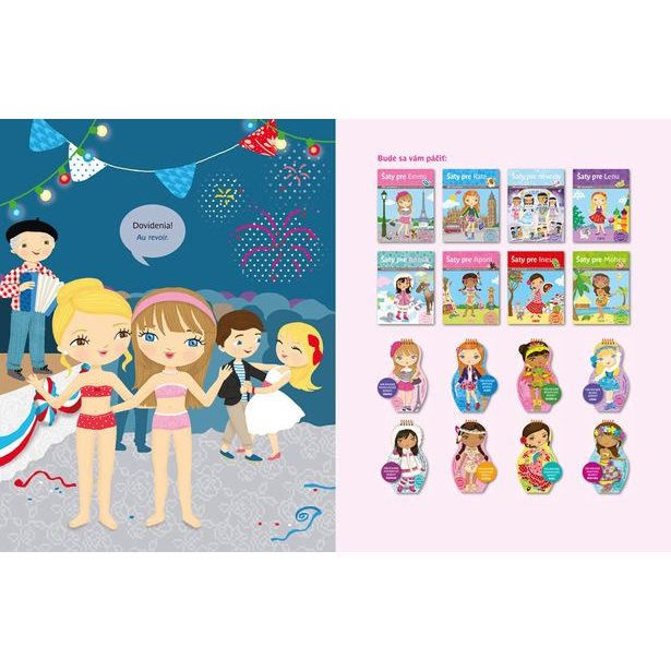 Šaty pre EMMU – Kniha samolepiek      Baagl