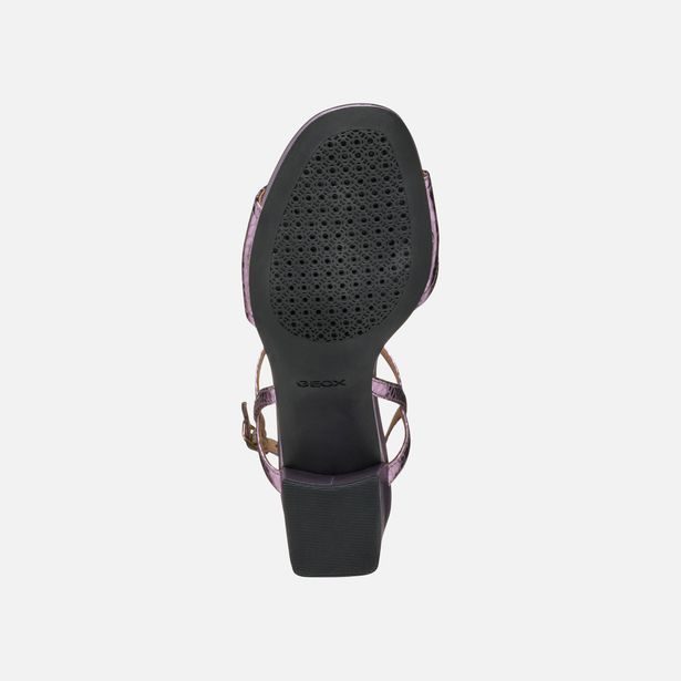 Fialové dámské sandály Geox New Eraklia 50