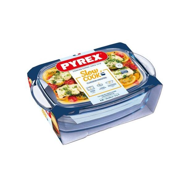 Pyrex PEKÁČ SKLENĚNÝ S VÍKEM PYREX 4,5 L_hamashop