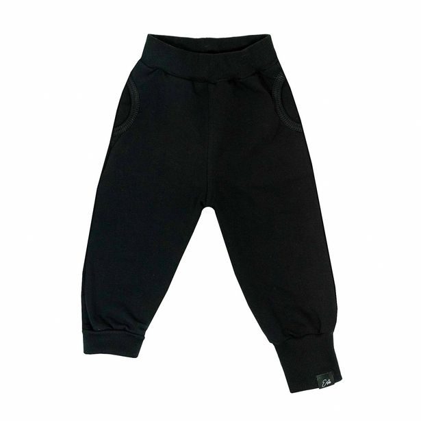 ESITO Rostoucí tepláky EasyFit Black - černá