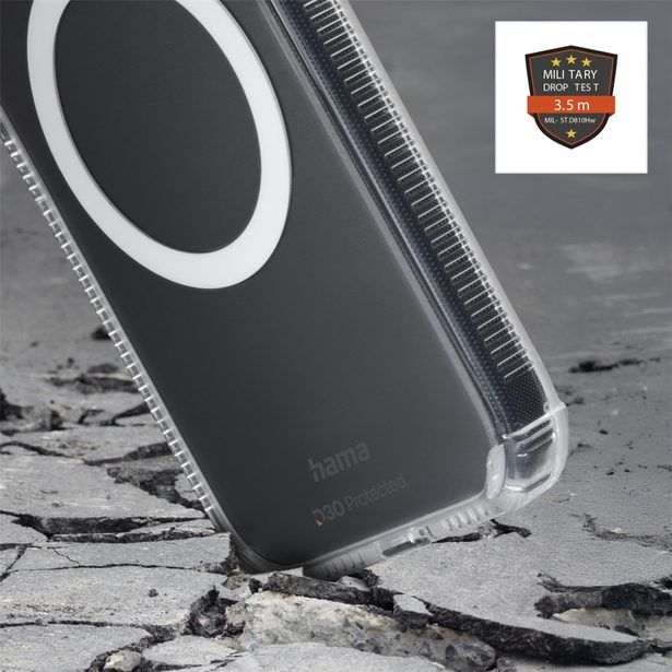Hama Extreme Protect, kryt pro Samsung Galaxy S26+, magnetický, D3O®, nežloutne, průhledný
