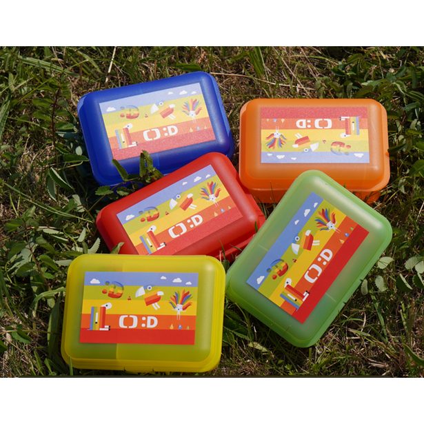 Déčko svačinový box oranžový