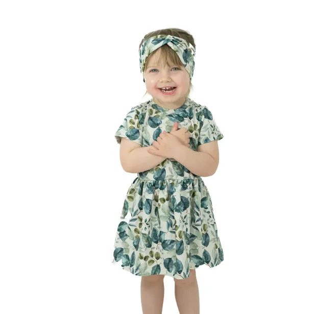 ESITO Čelenka do vlasů Leaves - šedá