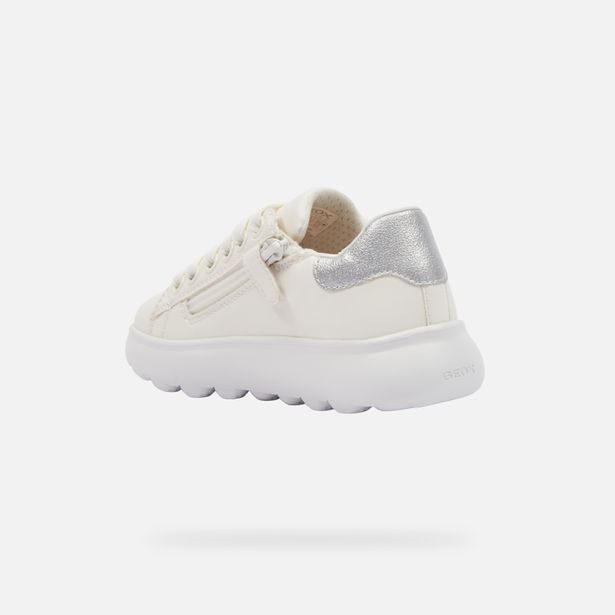 Krémové dívčí tenisky Geox Puffypop Girl