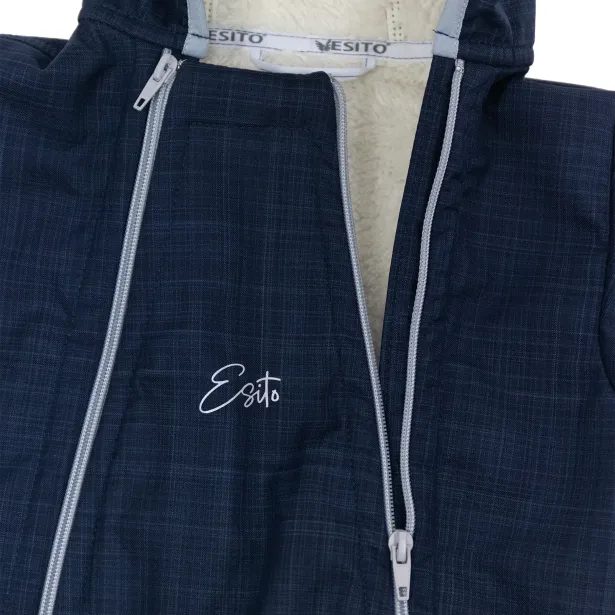 ESITO Rostoucí zimní softshellová kombinéza Lamb Navy Blue - modrá