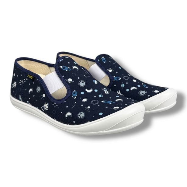 Dětské papuče na gumičku Fare - Vesmír