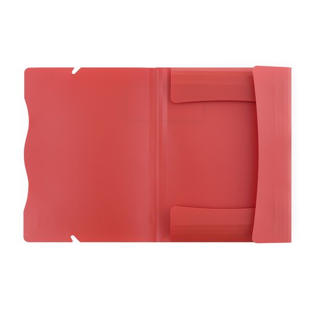 Sloha s gumou A4 PP VERDE cihlová