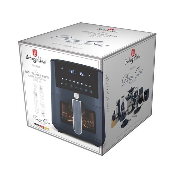 BERLINGERHAUS Horkovzdušná fritéza 5 l Deep Sea Collection BH-9760