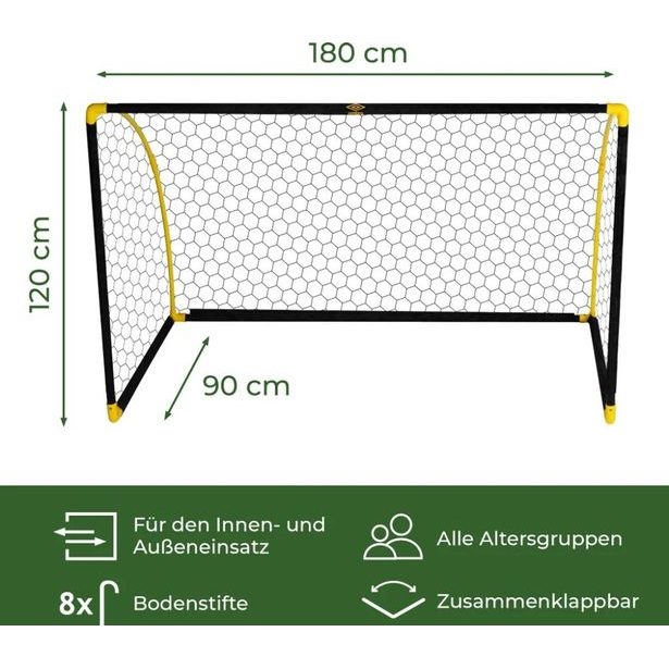 UMBRO Fotbalová branka přenosná UMBRO 180x90x120cm ED-226898