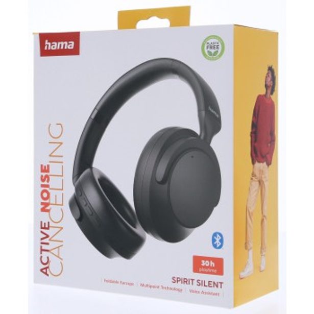 Hama Bluetooth sluchátka Spirit Silent, uzavřená, hybridní ANC