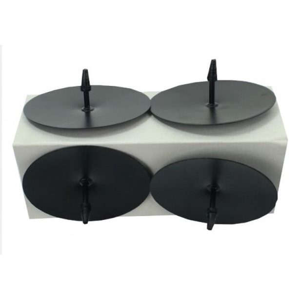 bodec- 4ks-d55mm-černý do adv.věnce, hrot 5cm/2cm, kov