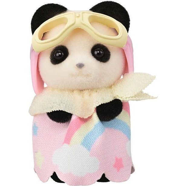 Sylvanian family Letadlo, vláček a baby figurky v zábavném parku