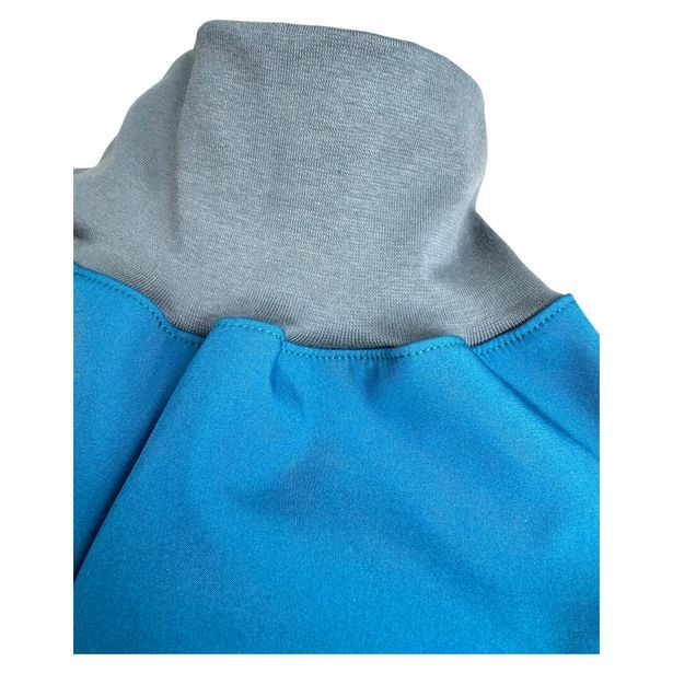 MODADETI Dětské softshellové kalhoty ADELLiNO s fleecem a reflexem kobaltové