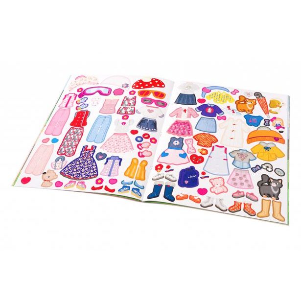 Šaty pro ZUZKU – Kniha samolepek Baagl