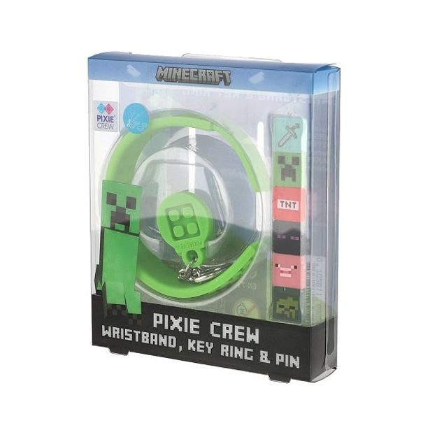 PIXIE CREW PIXIE CREW set 3v1 Náramek+Klíčenka+Odznáček