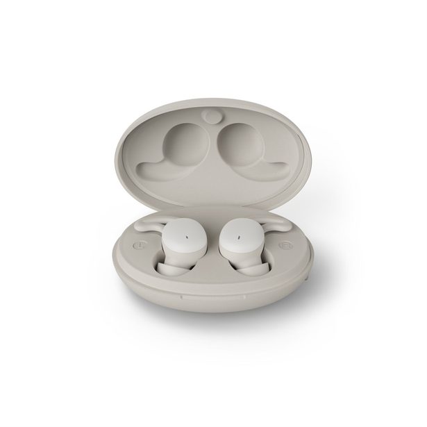 Hama Bluetooth sluchátka Spirit Calm, špunty, ergonomické na spaní, bílá/šedá