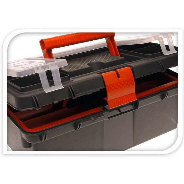 PROGARDEN Kufr na nářadí s organizérem plastový 36 x 21 cm KO-Y98310050