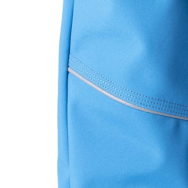 ADELLiNO Softshellové kalhoty podšité fleecem středně modré