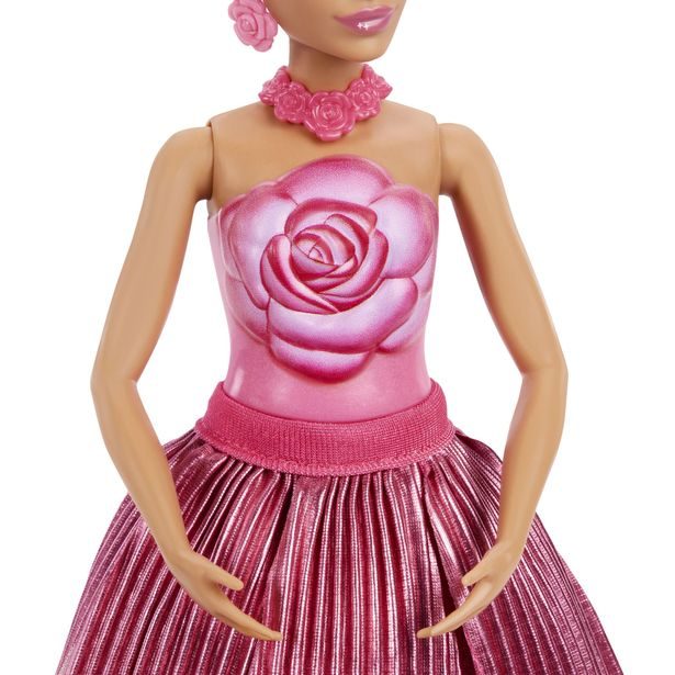 Barbie PETAL POP květinové překvapení - červená růže