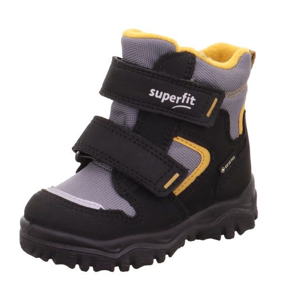 Dětské zimní boty Superfit HUSKY1 1-000047-0020 černé/žluté