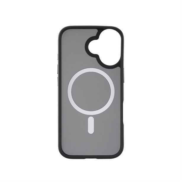 Black Rock Hybrid Case, kryt pro Apple iPhone 17, magnetický, matný, poloprůhledný černý