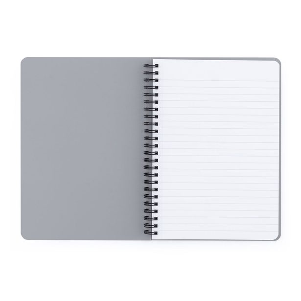 Twin wire blok A5 PP PASTELINI šedá